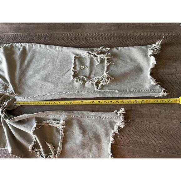 Free People We The Free Maggie Midrise Straight Leg Jeans Sage Women’s size 31​ - Picture 8 of 14